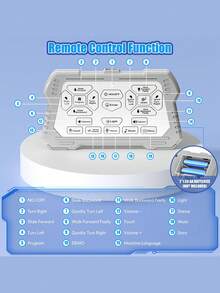 1pc Remote Control Robot Toy (For Boys & Girls), Interactive Companion Smart Expression Robot, Unisex Programmable Smart Robot, Touch Sensor, Auto Demo, Music Player, Flashing LED Eyes, Gift For Children 3+ Years Old, Suitable For Christmas, Halloween, New Year Gifts (Blue, Yellow)