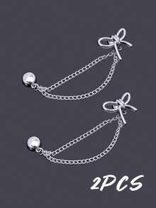 Two Adjustable Magnetic Trouser Clips And Cuff Clips, Detachable Hem Clip, Suitable For Trousers And T-Shirts, Strong Magnetic Clasp. - Multicolor - View 11