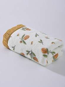 1条/2条装百合花蕾丝珊瑚绒毛巾（轻薄），超柔软吸水亲肤速干手巾，户外泳池毛巾，成人情侣居家日常面巾，浴巾 70*140cm，面巾 34*75cm 浴室装饰 - 彩色 - 查看 12