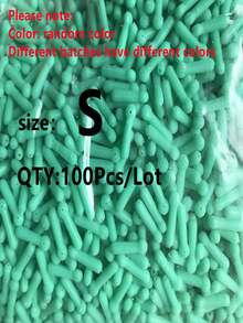 100个装钓鱼硅胶浮标支架，比赛用浮标支架，新款耐用高端钓鱼浮标支架，蓝色浮标支架，橡胶硅胶钓鱼配件 - 綠色 - 查看 6