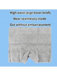 1/5 piezas Ropa interior desechable; Pantalones fisiológicos para viajes de negocios de hotel; Pantalones elásticos de maternidad posparto; Sin costuras, sin ataduras, suaves y elásticos, cómodos (AST) - Ángulo plano - Ver 16