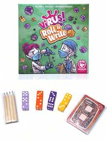 1 Bộ, Thương hiệu Tranjis Games - Trò chơi thẻ bài Virus! Evolution, Trò chơi độc lập (Bao gồm bộ bài) - Trò chơi thẻ bài (TRG-12evo), Trò chơi thẻ bài lây lan nhất, Có các phiên bản tiếng Anh, tiếng Pháp và tiếng Tây Ban Nha, Trò chơi thẻ bài phổ biến nhất, Trò chơi nhiều người chơi, Phù hợp cho 2-6 người chơi, Trò chơi Ngày lễ tình nhân, Trò chơi Năm mới, Trò chơi đám cưới, Quà tặng Năm mới, Quà tặng Ngày lễ tình nhân, Phù hợp cho các buổi họp mặt gia đình và tiệc cưới. - Nhiều màu - Xem 12