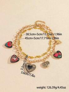 Bộ 4 khuyên tai hình cây cọ và hoa bằng nhựa, khuyên tai và vòng cổ hình hoa cổ điển Bohemian, vòng cổ mặt dây chuyền bằng nhựa nhiều màu, phù hợp cho trang phục hàng ngày, kỳ nghỉ, tiệc tối, trang sức thanh lịch của phụ nữ (Vị trí mặt dây chuyền ngẫu nhiên) - nhiều màu - Xem 12