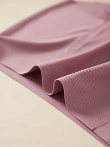 3pcs Plus Size Seamless Ribbed Breathable High Elastic Waist Hipster Briefs, Comfortable Thin Underwear For Women, Suitable For Sports & Everyday Wear