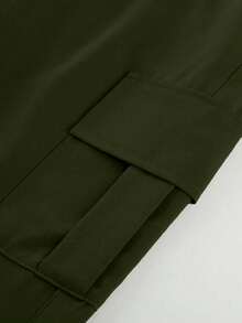 1 قطعة بنطلونات سترة فضفاضة مناسبة للفتيات المراهقات للرياضة والخارج، مناسبة لفصلي الربيع والخريف