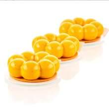 Mostsom Silicone Mold Flower Shaped Silicone Donut Molds, BaFKing Pans, 6-Cavity Reusable Cake Maker Cookie Tray For Kitchen, Dishwasher, Oven, Microwave, Freezer  (Flower Donut J),FlowerDonutJ - 花甜甜圈 - 查看 10