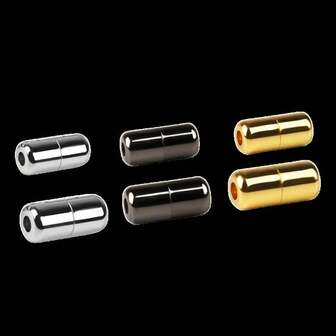 1 Set(3pairs), Shoelaces Semicircle Buckles No Tie Buckle Connector For Shoes Sneakers Shoelace Quick Shoe Laces Lazy Metal Capsule Lock