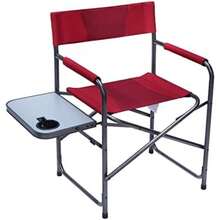 PORTAL Silla de Director Plegable portátil para Acampar Aire última intervensión con Mesa Lateral, Color(Rojo Moderno) - Multicolor - Ver 2