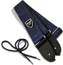 Correa para Guitarra, Strap para Guitarra Ajustable Correa de Guitarra para bajo, guitarra eléctrica y acústica - Azul - Ver 11