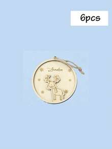 Adornos personalizados para el árbol de Navidad, decoraciones navideñas personalizadas, adornos de madera de doble capa con nombre personalizado, bolas de Navidad de madera, regalos de Navidad para los nietos, personalizables, regalos de Navidad, Feliz Navidad, Navidad, decoración navideña, árbol de Navidad/muñeco de nieve/reno, familia, niños, niño