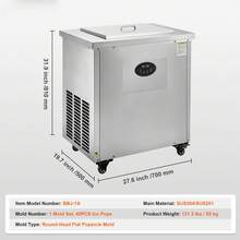 Máquina de paletas comerciales Juego de moldes individuales - Máquina para hacer polos de paletas heladas de 40 piezas - Plateado - Ver 7