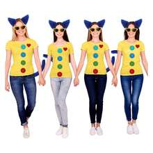 Blue Cat Costumes Bulk 32pcs - Cat Ears, Tails, Glasses, Stickers - Storybook Character Dress Up For Teachers, Adults, Family, Group Events - 多色550 - 查看 4