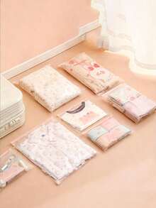 防尘衣物鞋履收纳袋 - 小巧密封袋，适合旅行、孕妇装、衣物、内衣和鞋子收纳。适用于旅行行李收纳、居家衣柜收纳、孕妇装防尘和鞋子防尘，保持物品清洁干燥。轻便旅行收纳袋，可存放内衣、袜子和精致衣物。多功能小巧收纳袋，方便携带，密封设计，满足外出衣物收纳、防水收纳、衣物整理、衣物收纳、衣物袋打包袋、旅行必备、旅行收纳包等需求。 - 彩色 - 查看 2