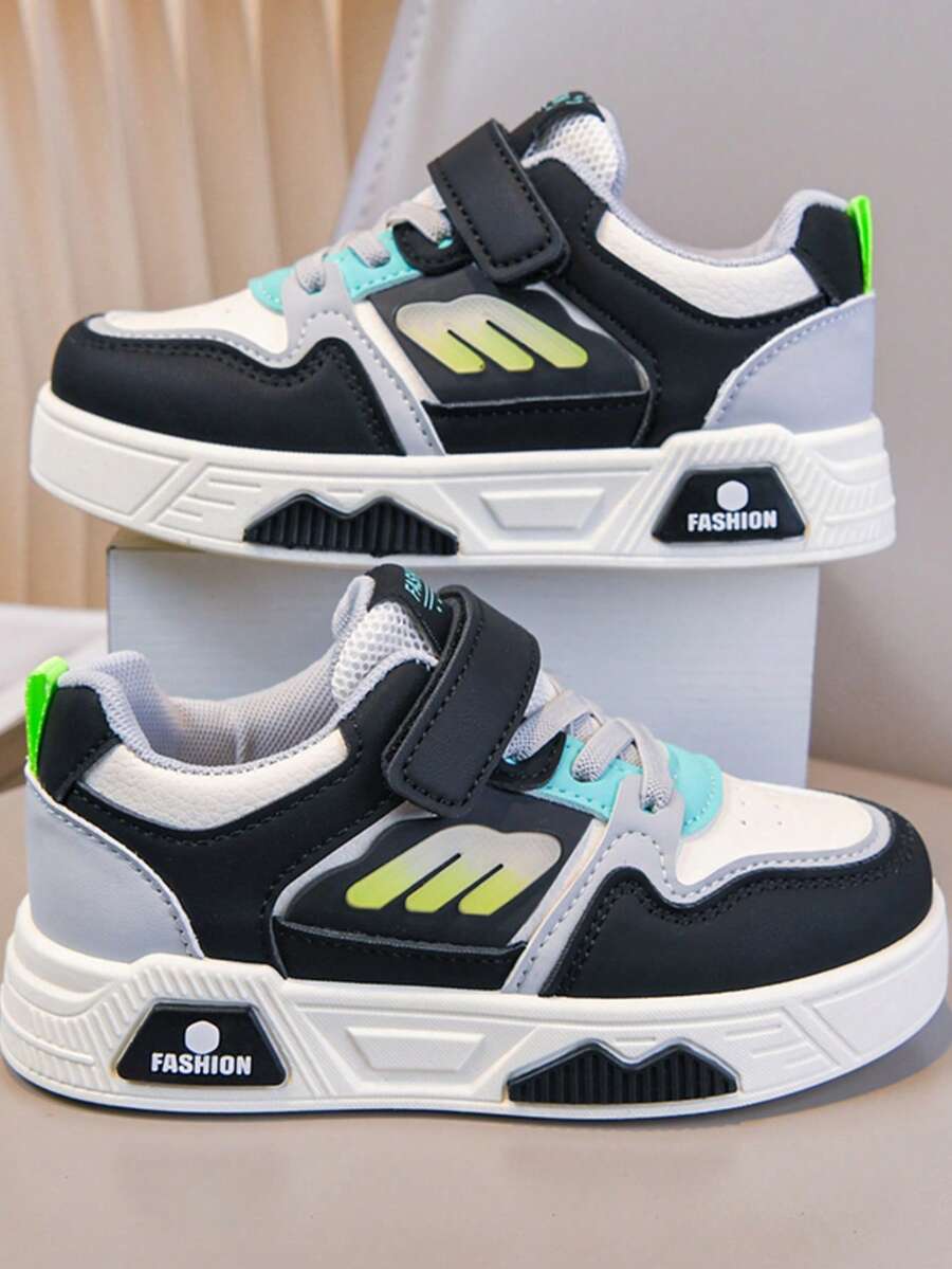 1 Pair Kids Soft Sole Sneakers, Girls & Boys Fashion Casual Skateboard Shoes, 2026 Autumn New Arrival