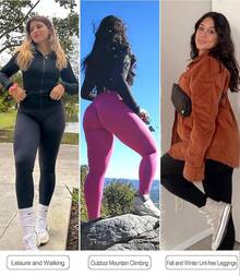 GILLYA Contour 2.0 sin costuras para levantamiento de glúteos y cintura alta para ropa deportiva, yoga, gimnasio - Rosa rojo - Ver 8