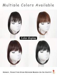 1 pieza Gorro con peluca con flequillo y botón ajustable, ajuste perfecto en el cuero cabelludo, ideal para mujeres. Esta peluca con tema de fantasía es adecuada para ir y venir y viajar. Incluye pinzas para el cabello, horquillas y otros accesorios. - Multicolor - Ver 12