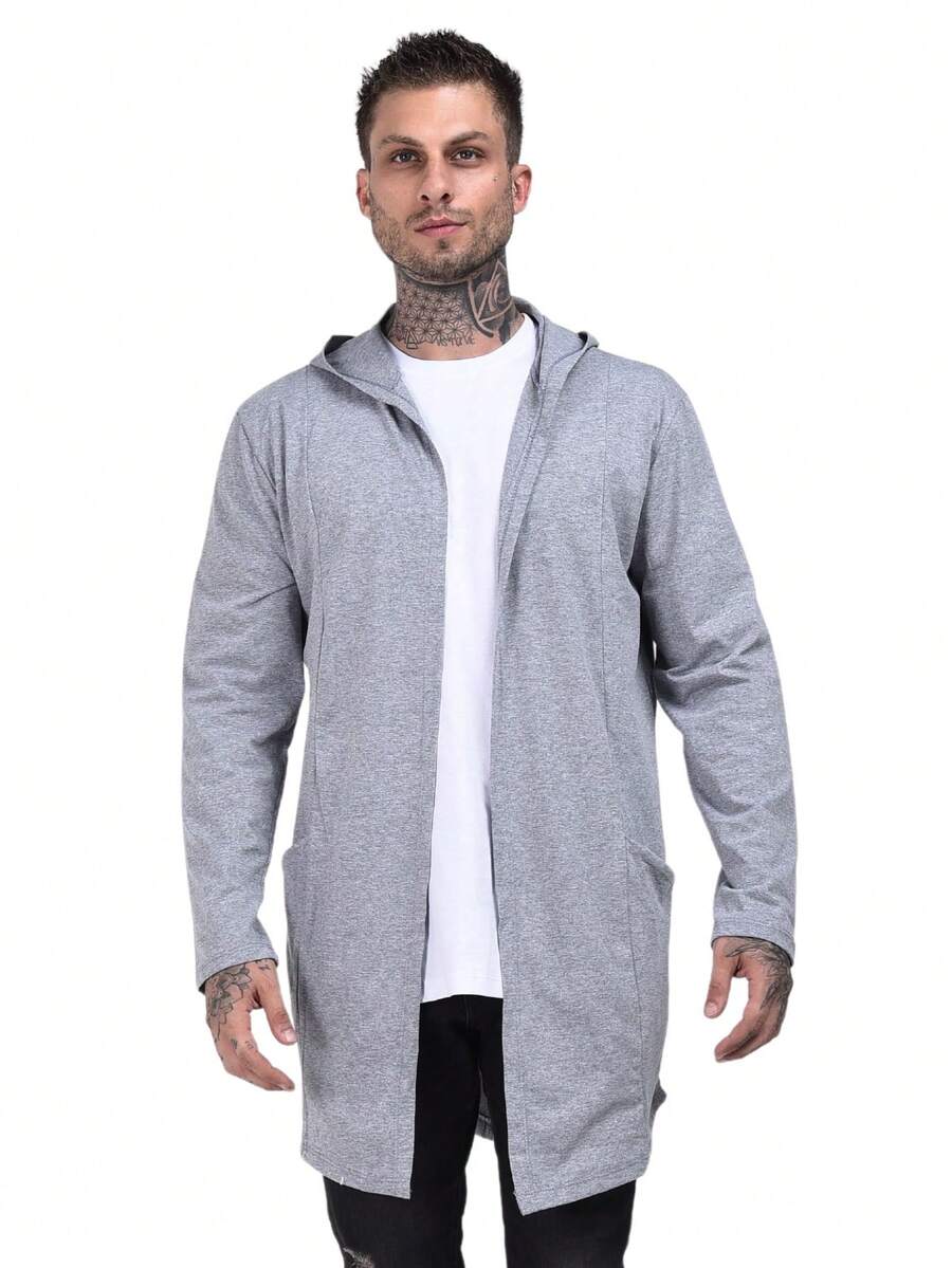 Men Overcoats - Light Grey - View 1