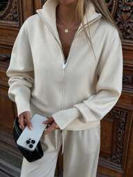 Live To Mo Women's Casual Solid Color Cardigan Long Sleeve Daily Commuter Versatile Knit Coat Fall Winter Going Out Outfits Clothes Streetwear Y2K Valentine's Day New Year Holiday Tops