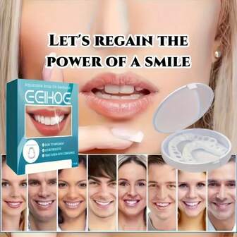 Brand New White Dental Veneers, Comfortable To Wear, Durable, Help You Regain Confidence.