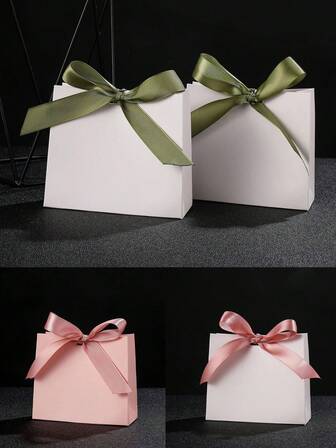 24/12pcs Paper Mini Gift Bags,Wedding Bags With Bow Ribbon,Birthday Party Gift Packaging,Shopping Bag,Party Gift Bag,Party Favors,Birthday Decor,Party Gift Decor, Wedding Party Decor Supplies,Bridal Shower Favors,Wedding Guest Gifts, Suitable For New Year, Birthday, Party, Valentine's Day