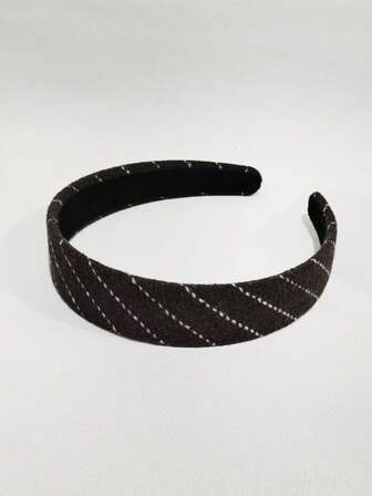  New Lightweight Women Headband, Classic Striped Design, Versatile And Street Style, Suitable For Students