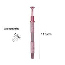 四爪珠宝拾取器，不锈钢穿刺球抓取器，小零件抓取器，四爪海绵拾取器，指甲修剪器，送礼美甲工具，男士工具 - 彩色 - 查看 4