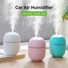Humidificador de aire de 220ML, difusor ultrasónico de aromaterapia, pulverizador de niebla fría, lámpara LED de noche para el hogar y el coche, novedad - Multicolor - Ver 1
