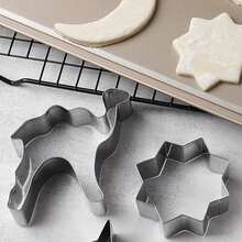 4pcs Ramadan Baking Mold Set, Stainless Steel Star, Moon, Camel, Date Cookie Cutter, DIY Homemade Maamoul Pastry Mold, Eid Gift - Multicolor - View 9