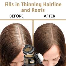 Goiple 0.18oz/5g Gold Hairline Powder, Waterproof & Sweat-Proof, Covers Gray Roots & Sparse Hairline, Includes Soft Sponge Puff & Mirror - Blonde - View 9