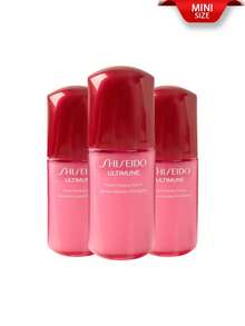 Tinh chất dưỡng da Shiseido [Mini] Ultimune Power Infusing 10ml*3/30ml / Làm chậm chu kỳ lão hóa da dẫn đến lão hóa da như nếp nhăn và vết chân chim, bắt đầu từ tình trạng khô da / Giúp cải thiện rõ rệt các dấu hiệu lão hóa bao gồm tông màu da không đều, xỉn màu, mẩn đỏ, lỗ chân lông, thô ráp, nếp nhăn, vết chân chim, nếp nhăn, nếp nhăn khi cười, độ săn chắc và độ đàn hồi / Thúc đẩy vẻ ngoài trẻ trung, tươi mới bằng cách thẩm thấu vào lớp ngoài cùng của da - Mới - 10ml*3/30ml - Xem 9