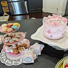 1pc Gold Rimmed 3-Tier Heart Shaped Cake Stand, Creative Wedding Birthday Party Candy Dessert Plate, Afternoon Tea Snack Tray, Mother's Day Graduation Gift