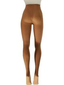 Women's Ultrasoft Microfiber Footed Tights - Light Toast - View 4