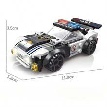 NEW DIY City SWAT Super Sports Car Truck Dual-Rotor Helicopter Cement Mixer Building Blocks Bricks Kits Classic Model - Multicolor - View 2