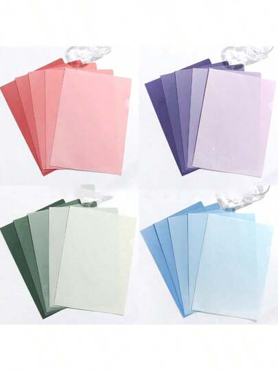 L Şeklinde A4 Dosya Klasörü, A4 Gradyan Renkli Plastik Belge Düzenleyici Klasör, Ofis Malzemeleri Tekli Dosya Çantası, Kalınlaştırılmış Su Geçirmez Arka Yüzey, Dosya Düzenleme, Öğrenme Materyali Düzenleme, Okul, Ofis, Sözleşmeler, Sınav Materyalleri, Çalışma Malzemeleri, Okula Dönüş İçin Gerekli Malzeme