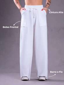 Kit 1 Sweatpants - White - View 2