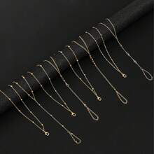 4 Pcs Dainty 18K Gold Plated AAA+ Cubic Zirconia Bracelets Set For Women Birthday Gift Daily Party Wear - Gold - View 10