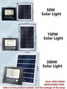 Outdoor Solar Lights, LED Solar Security Lights With Remote Control, Solar Powered, Auto On/Off Dusk To Dawn, Waterproof, Equivalent To LED Floodlight, Suitable For Yard, Patio, Garage, Garden - Black - View 4