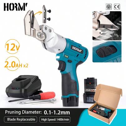 Hormy 32N.M Brushless Electric Iron Scissors Cordless Metal Shear Cutter Handheld Cutting Power Tools For Makita 18V Battery