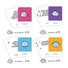 Jeu de cartes de conversation réfléchie : Ensemble de 50 cartes pour une communication plus approfondie et le bien-être mental, cadeau pour encourager une connexion concentrée, pratiquer la pleine conscience et améliorer la communication pour des connexions plus profondes - Multicolore - Voir 2
