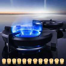 Range Stove Oven Orifice Conversion Kit,Propane Lp Natural Gas Pipe Parts M6x0.75 Mm Gas Spray Tip Total 36 PCS.