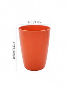 VEDXTO 8pcs Reusable Plastic Cups, Durable Drinking Glasses For Juice, Milk, Cold/Hot Beverages, Suitable For Home Kitchen, Party, Picnic, Camping, Stackable And Portable - Multicolor - View 7
