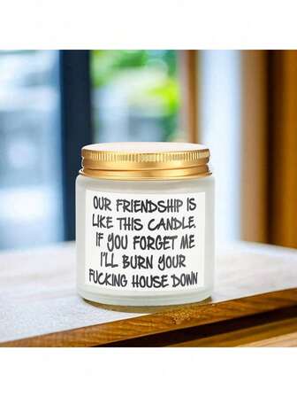 1 pezzo Candele profumate, Candele in barattolo di vetro per aromaterapia, Migliori regali di compleanno per amiche, Regali di amicizia per amiche donne, Regali di Natale divertenti per amici, Decorazione per la casa, Decorazione per la stanza, Decorazione per matrimoni, Decorazione da tavolo, Regalo per aromaterapia