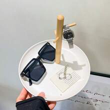 1pc Nordic Minimalist Entryway Catchall Tray, Desktop Key Jewelry Holder Rack, Living Room Coffee Table Organizer Box