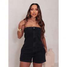 MILLE MODAS WOMEN'S JEANS STRAP-OFF OVERALL - Gris Oscuro - Ver 1