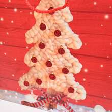 12 pezzi - Nuova borsa regalo di Natale, creativa borsa natalizia con polvere cosparsa