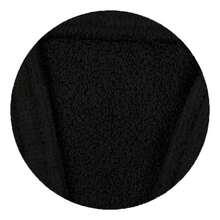 Bata de Baño Extra Suave, Unisex, Unitalla , 100% Algodón , Súper Absorbente. Con Bolsillos Laterales y Cinturón - Negro - Ver 3