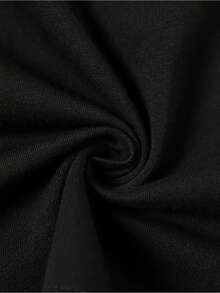 1PC Women's Pearl Hat Girl Printed Pattern T-Shirt, Spring And Summer Fashion Short Sleeve T-Shirt,  Versatile Casual Style, Perfect Holiday Gift For Girlfriend Or WifeLoose And Comfortablesummer - 黑色 - 查看 3