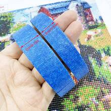 1 szt. Taśma malarska do maskowania wielu powierzchni, łatwa do usunięcia, zabezpieczająca, malarska, rzemieślnicza, budowlana, do domu i biura