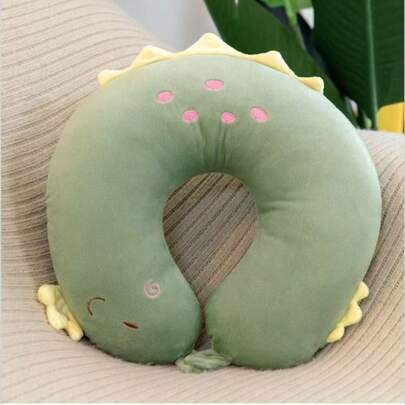 Almohada de viaje con dibujo cojin para cuello con relleno extraible y fácil de lavar