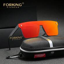 FORKING 时尚无框眼镜，防护功能，男女通用休闲驾驶眼镜 - A - 查看 2